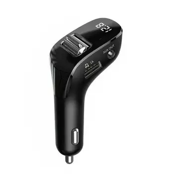 Automobilinis FM Siųstuvas Bluetooth 5.0 AUX Belaidė laisvų Rankų įranga Automobilinis Dvigubas USB Automobilinis Įkroviklis, Auto Radijas FM Moduliatorius MP3 Playerr