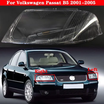 Automobilių Priekinių Žibintų Padengti Volkswagen Passat B5 2001-2005 m. 3B7941018F 3B7941017F Umbra priekinio Žibinto šviesos Shell stiklinis Lęšis