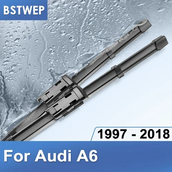 BSTWEP Valytuvai Audi A6 C5 / C6 / C7 Tinka Kablys / Slankiklį / Claw / Stumti Mygtuką Ginklų Modelis, Metai nuo 1997 iki 2018 m