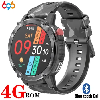Naujas Smart Watch Vyrų 4G ROM 1G RAM Blue Tooth Skambinkite 400mAh Sporto Laikrodžiai IP68 Vandeniui C22 Smartwatch 2023 1.6 Colių 400*400 HD