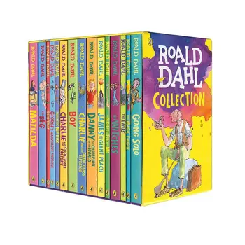 Roald Dahl Kolekciją Vaikų Literatūros anglų Paveikslėlį Naujų Istorija Knyga Nustatyti Anksti Educaction Skaitymo Vaikas