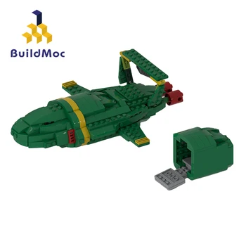 SS, Už Thunderbird 2 Lėlių Rodyti Specialios Gelbėjimo priemonės Blokai Kit Raketų Erdvėlaivio Dirižablis Plytų Žaislai, Vaikų Dovanų