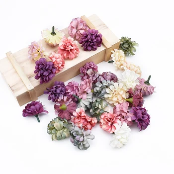 10 Vienetų Mažų hydrangea dirbtinės gėlės, namų dekoravimo reikmenys 