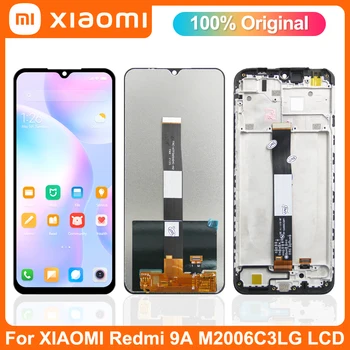 100% Originalus Xiaomi Redmi 9A / 9C LCD ekranas su 10 Lietimo Taškus, Modelis M2006C3LG, M2006C3MG Už Redmi 9A 9C LCD Ekrano Remontas