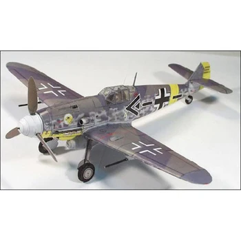 3D Popieriaus Modelis Naikintuvas Messerschmitt Bf-109 Orlaivių Lėktuvas 