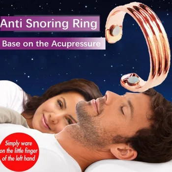 Anti-Knarkimas Įtaisas Žiedas Magnetinė Terapija, Akupresūra Gydymas Nuo Piršto Žiedą, Stabdžių Snore Miego Pagalba Knarkimas