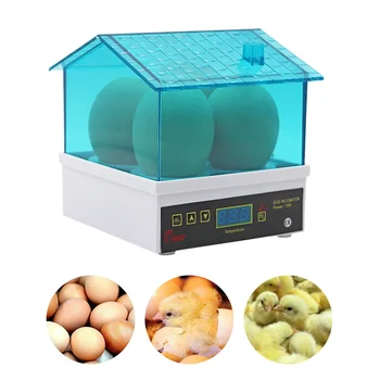 Automatinė 4 Mini Kiaušinių Skaitmeninis Inkubatorius Mažų naminių Paukščių Veisimo Mašina Temperatūros Kontrolės Inkubatorius ChickenDuck Paukščių Putpelių