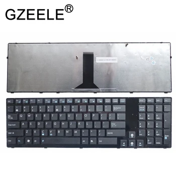 GZEELE Nauja ASUS K93 K93S K93SM K93SV K95 K95V K95VB K95VJ K95VM klaviatūra, US išdėstymas juodos spalvos nešiojamojo kompiuterio klaviatūra pakeisti rėmelį