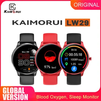 KAIMORUI LW29 Smart Žiūrėti 1.28 colių Ekranas IP68 Vandeniui Žingsnis Counter Širdies ritmo Miego Stebėjimo Smartwatches Moterims, Vyrams
