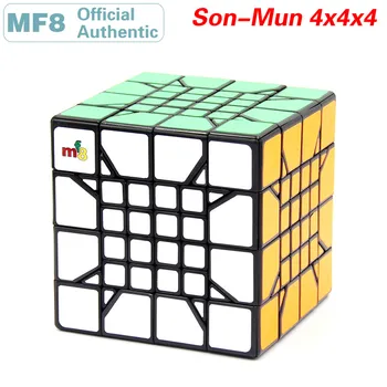 MF8 Sūnus-Mama dviaukštė Mixup Super 4x4x4 Magic Cube Motina ir Sūnus Dual Kelis Profesinės Greičio Įspūdį Švietimo Žaislai