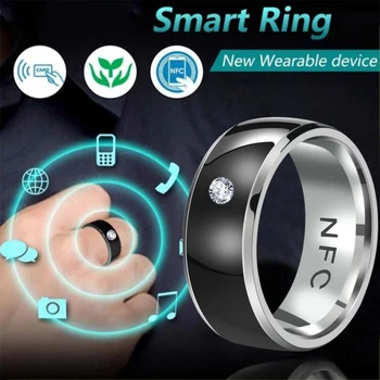 Nauja Tendencija NFC Smart Piršto Žiedą, Daugiafunkcinis Vandeniui Nešiojami Prijunkite 