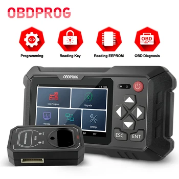 OBDPROG 501 OBD2 Auto Raktas Programuotojas Wi-fi Remote Key Master Kodas Skaitytojas EEPROM Pin Kodą IMMO OBD 2 Automobilių Diagnostikos Įrankis