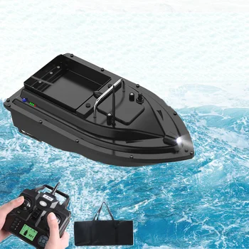 RC Žvejybos Masalas Valtis su maišeliu GPS Auto Grįžti 2KG Apkrovos Bin 500M Atstumas Naktį Šviesos 12000mah 6 Valandas RC Valtis su Žuvų Ieškiklis