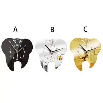 Šiuolaikinės Akrilo Sieniniai Laikrodžiai Tiksi Ne arabų Numeris, Miegamojo, Virtuvės
